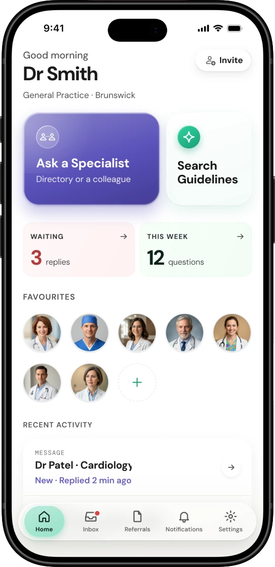 The Consultify app on a phone